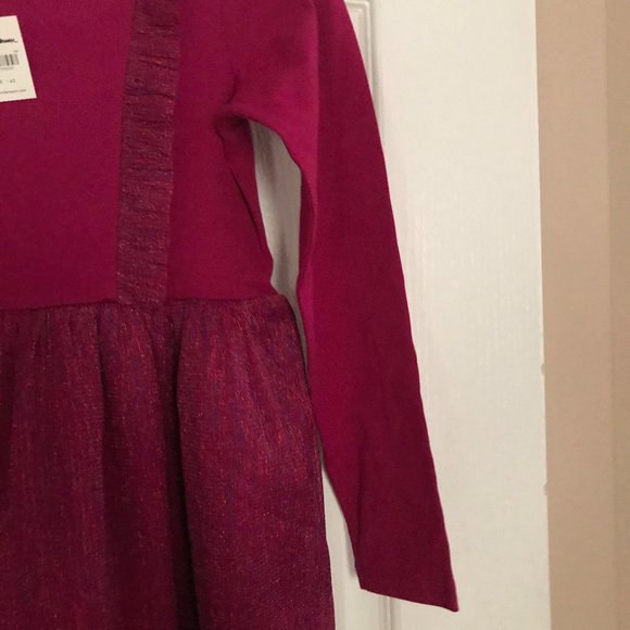 Hanna Andersson Magenta Sparkle Dress - NWT - Picture 6 of 6
